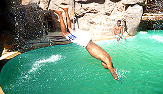 swimming pool at rockhouse in Nairobi