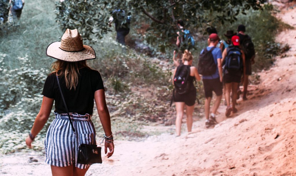 Family Walking Safari