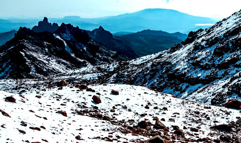 mountkenya snowing